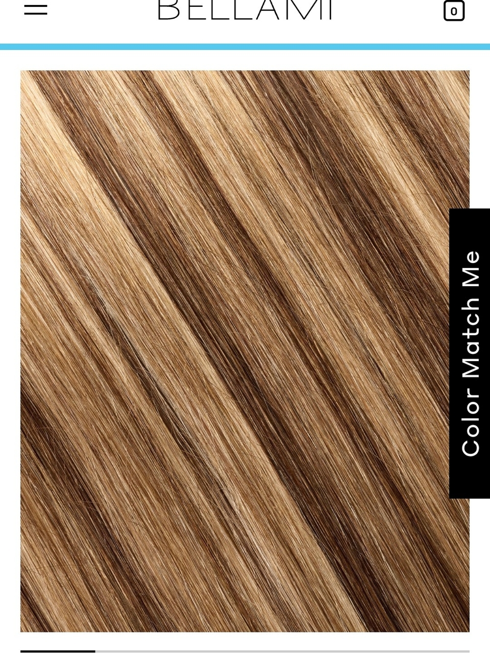Bellami Dirty Brunette Highlight Clip-In Hair Extensions 20 Inch.